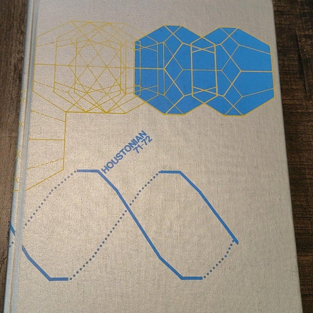 1971-72 University Of Houston Houstonian Yearbook Volume 37 Coogs!
